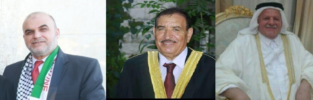 [[[615.9999389648438,22,66,72,755,242],"الحاج أبوعامر البطه (الحجاوي)"],[[363,27,96,116,755,242],"المختار د. فوزي محمد البطه"],[[56,42,87,96,755,242],"د. ناجي محمد البطه (رئيس المجلس التنفيذي للعائلة)"]]