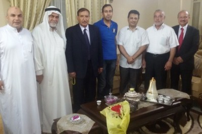 زيارة تهنئة للطالبة دانه أدهم البطه