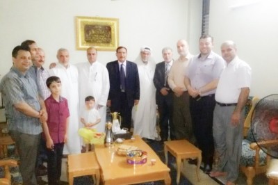 زيارة تهنئة للطالبة روان غسان البطه