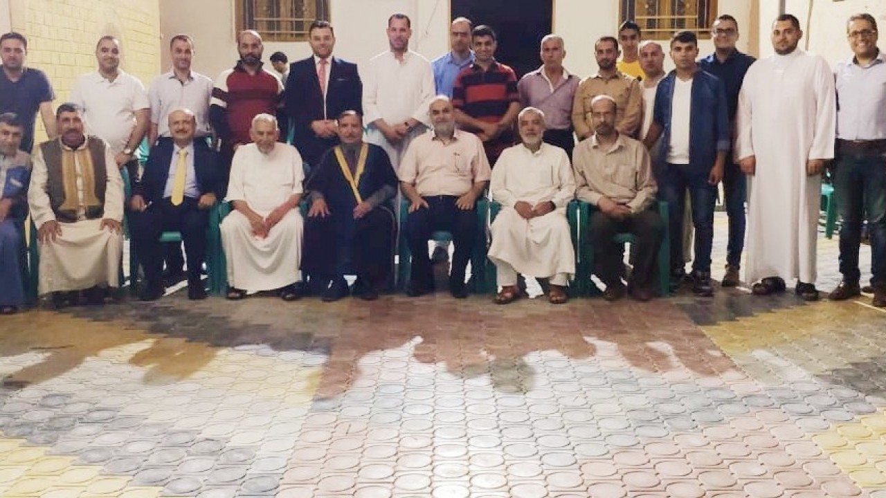 لقاء المعايدةبمناسبة حلول عيد الفطر المبارك  في ديوان عائلة البطه 