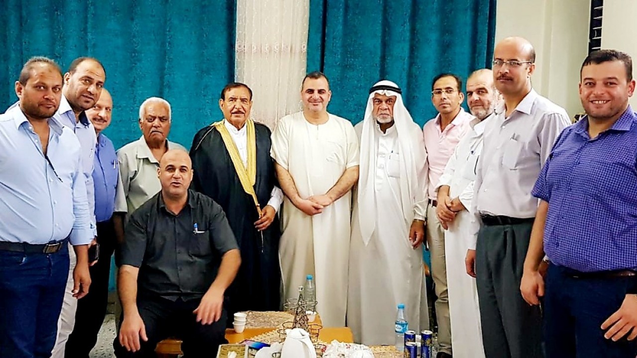 زيارة تهنئة و شكر لدكتور ناهض محمد البطه