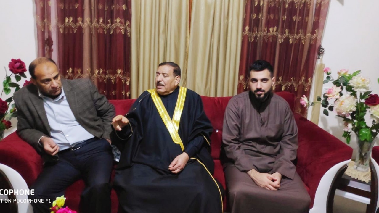 زيارة تهنئة الدكتور محمد خليل محمد البطه 