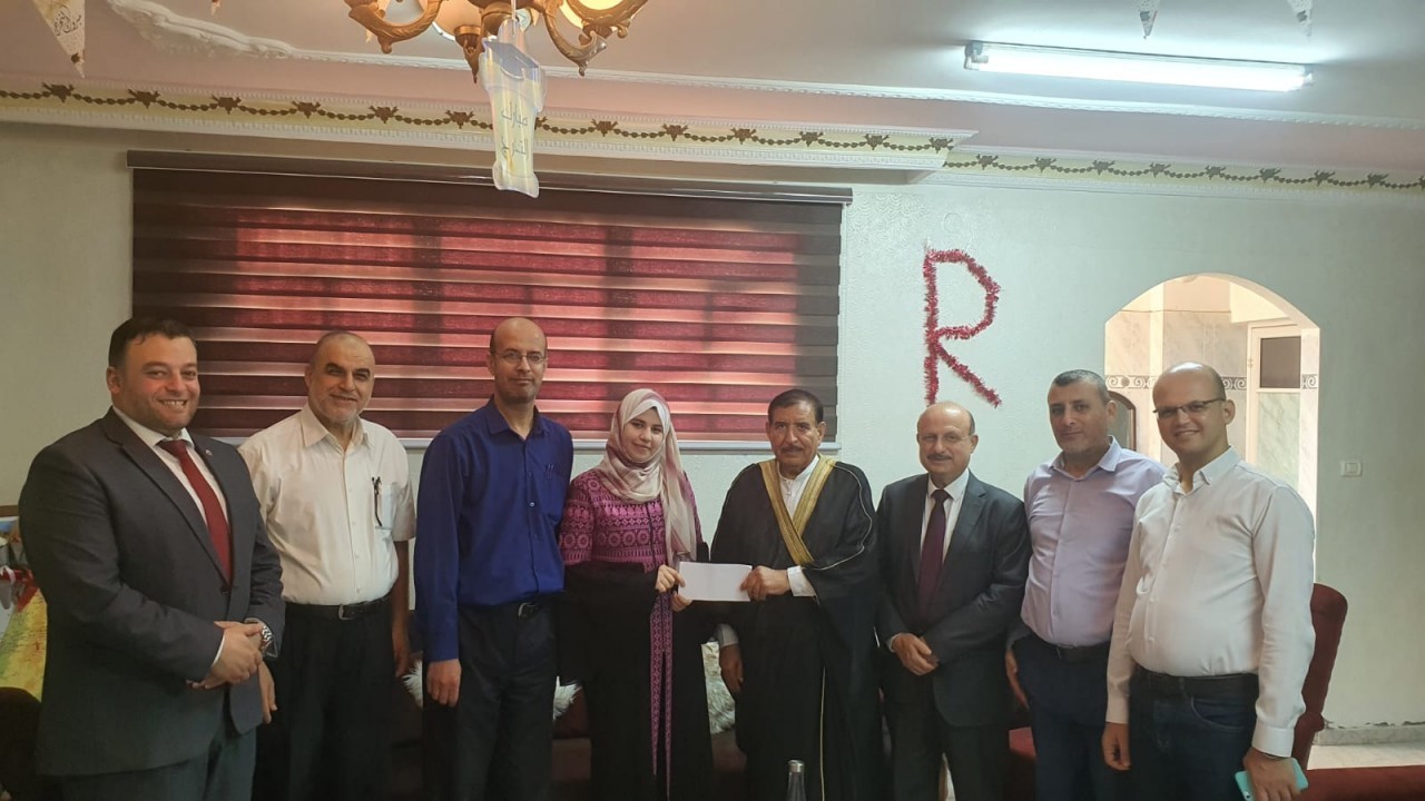 زيارة تهنئة المستشارسعيد شريف البطه بتفوق كريمته رغد في الثانوية العامة