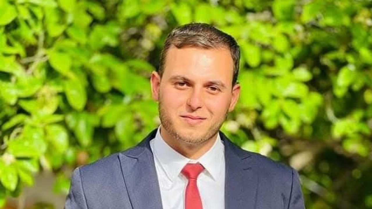 ارتقاء الشهيد يوسف معتصم البطة وزوجته الشهيدة سجى غسان النفار